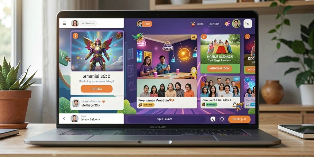 Tangkapan layar pertama menunjukkan gameplay yang mendebarkan.