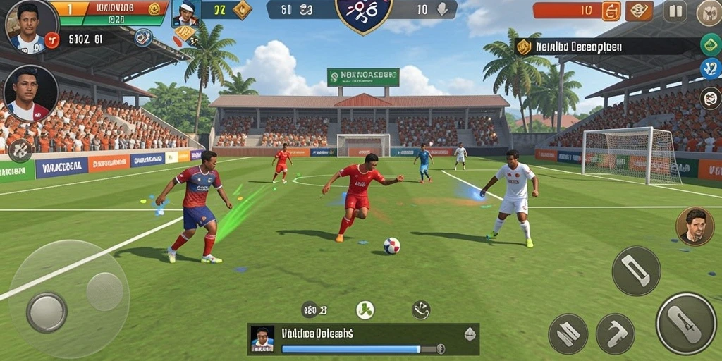 Screenshot menampilkan karakter utama dalam aksi.