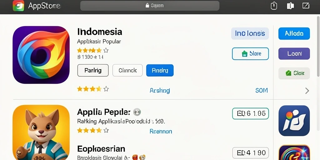Tampilan antarmuka yang menarik dan informatif.