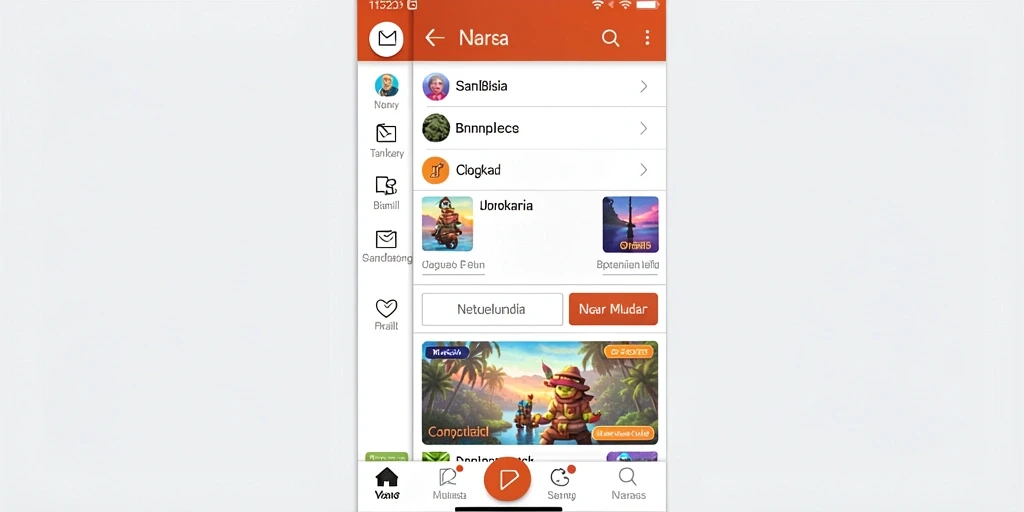 Tampilan awal aplikasi BIMA11 dengan menu interaktif.