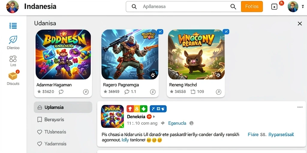 Tampilan antarmuka yang intuitif dan menarik.