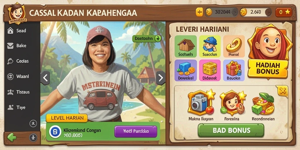 Tampilan antarmuka yang bersih dan modern.