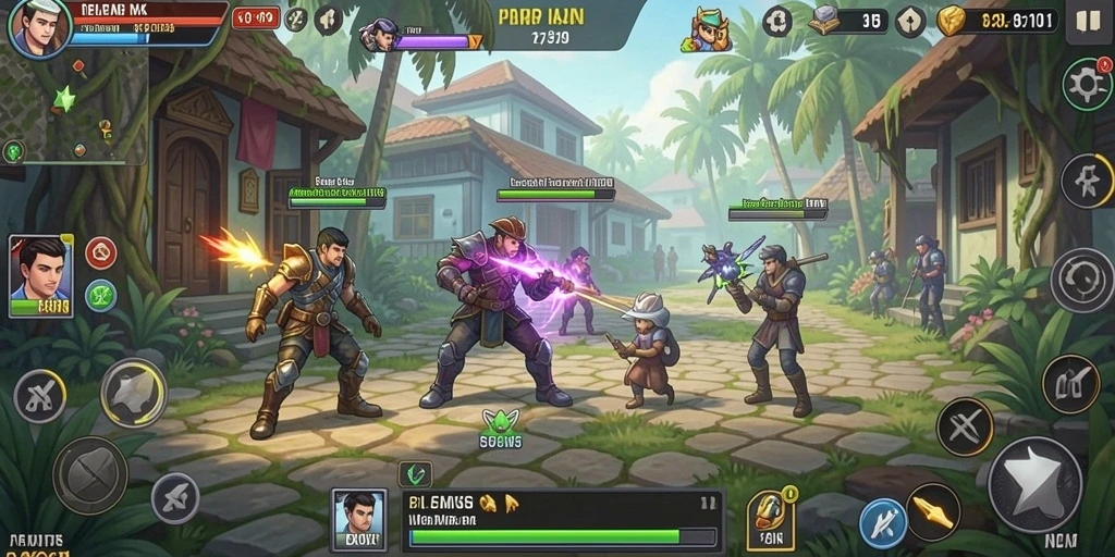 Tampilan layar awal yang menawan dan menarik.