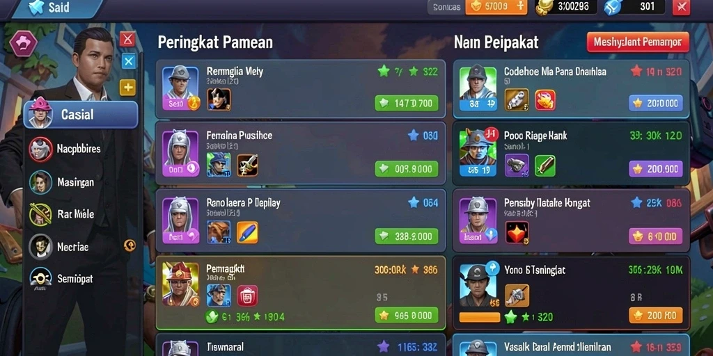 Tampilan antarmuka KOPLO77 yang ramah pengguna.