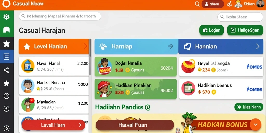 Tampilan antarmuka aplikasi yang menarik.