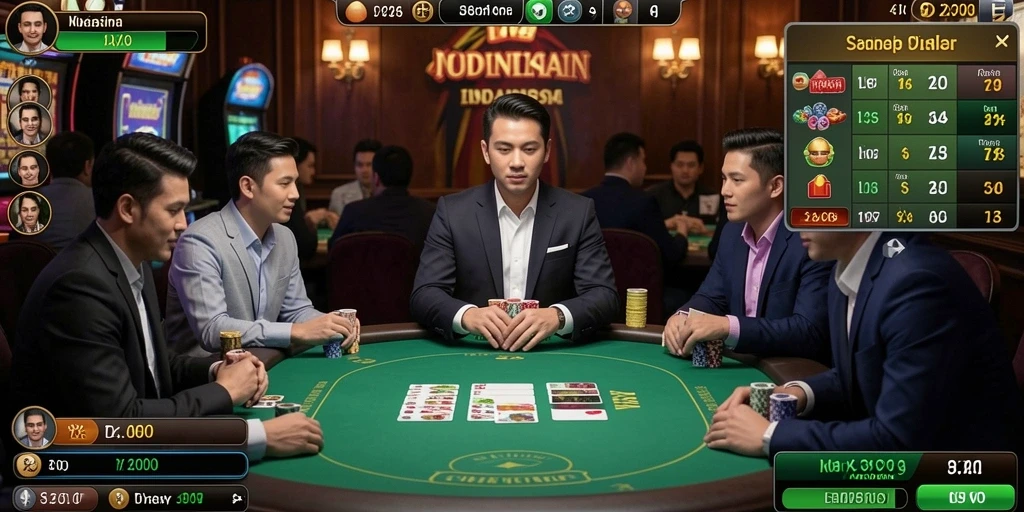 Screenshot menunjukkan tampilan antarmuka game yang menarik.