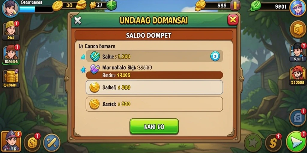Tampilan awal yang memukau dan user-friendly.