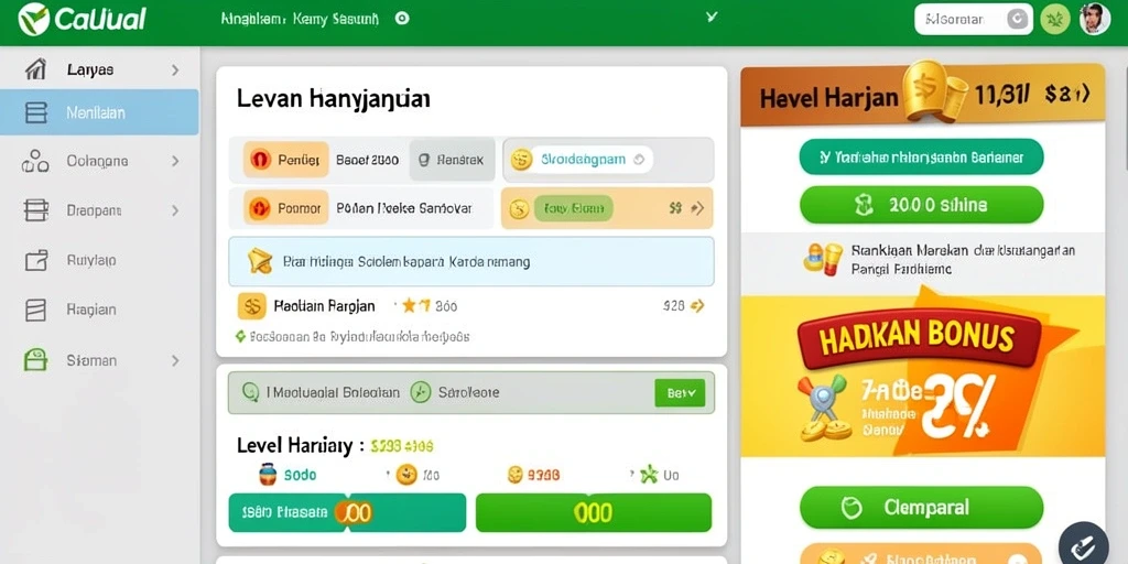 Tampilan antarmuka yang menarik dan mudah digunakan.