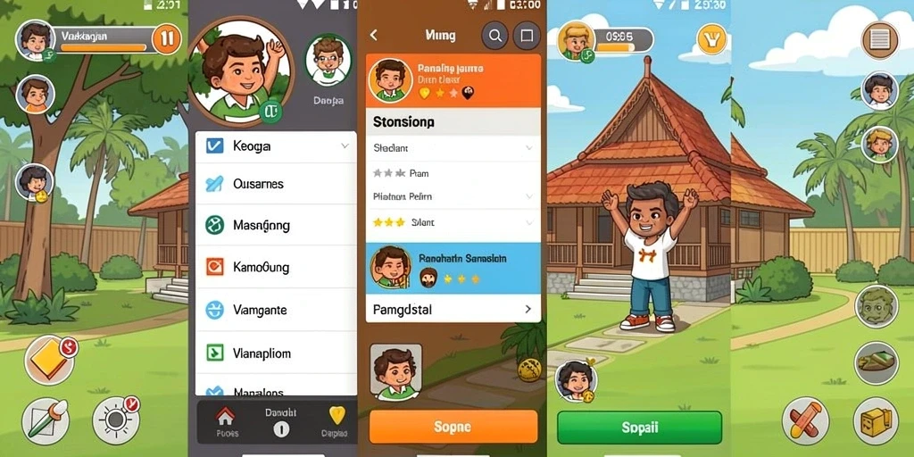 Tampilan antarmuka yang user-friendly dan menarik.