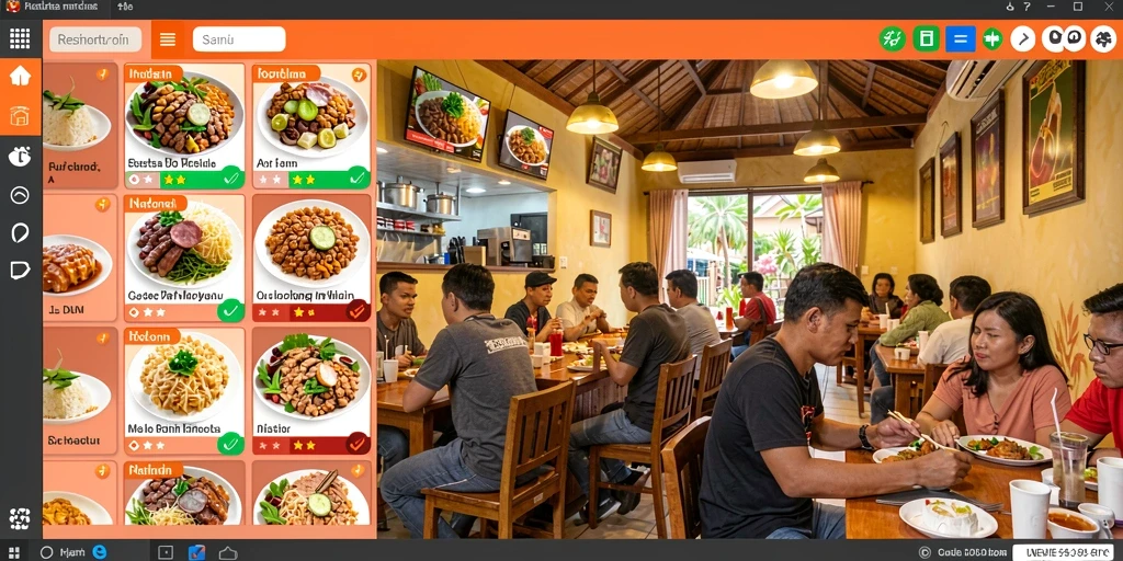 Tampilan antarmuka yang user-friendly.